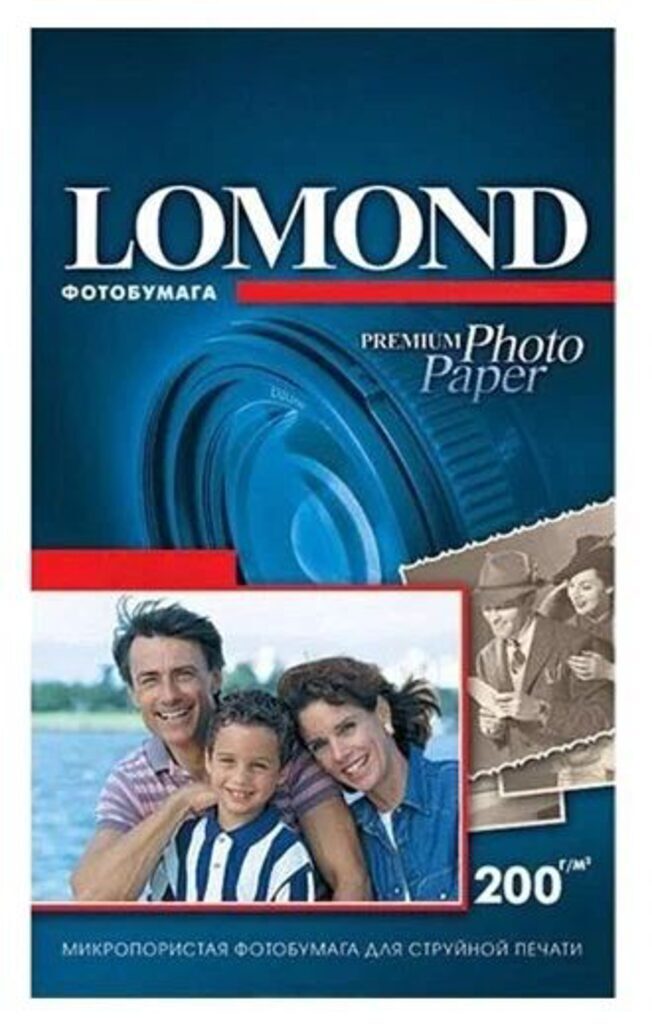 Фотобумага LOMOND A6  200г, 750л, суперглянц Bright