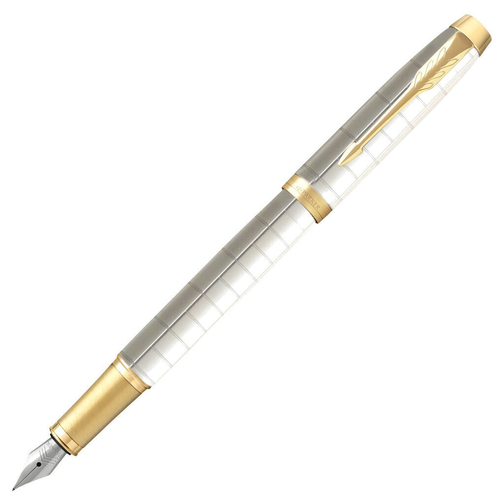 Parker IM Premium Перьевая ручка F318 сталь нерж.Pearl GT F