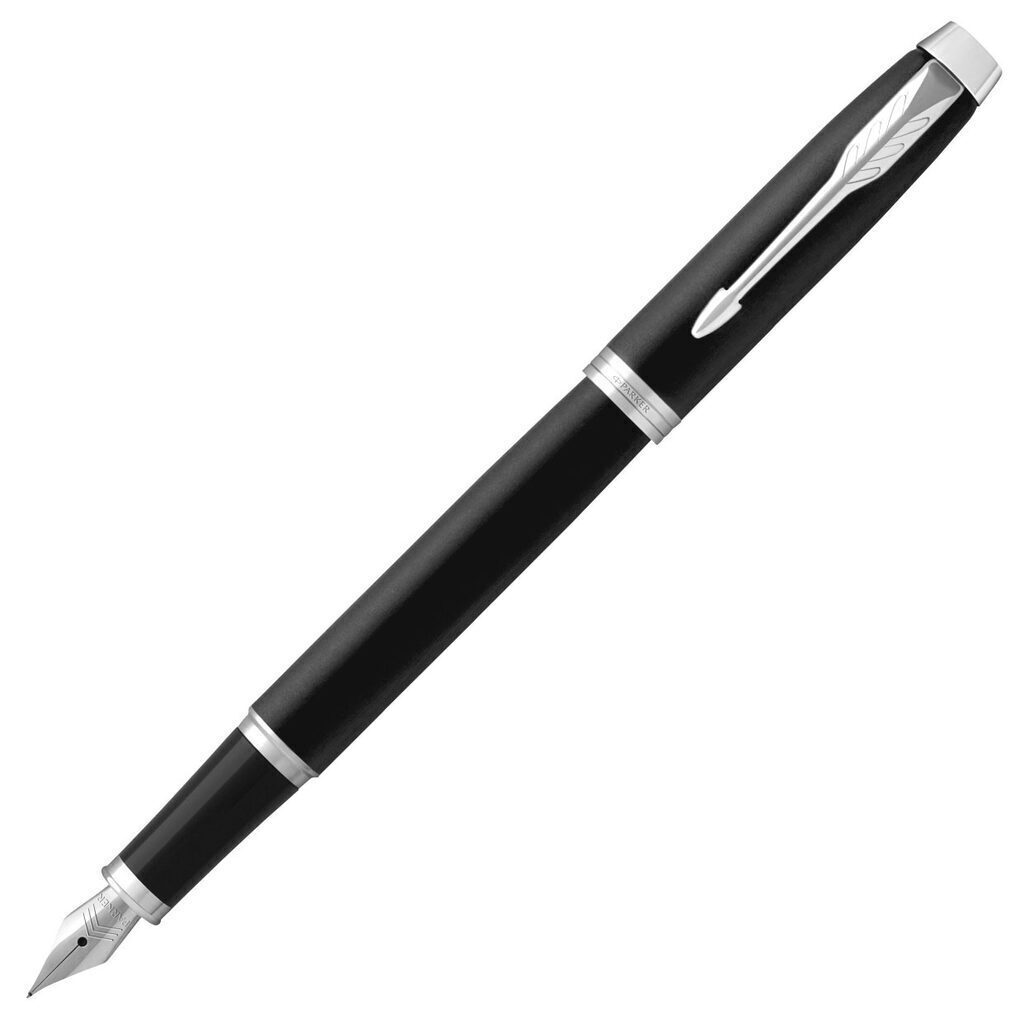 Parker IM Essential Перьевая ручка F319 сталь нерж.Matte Black СТ F