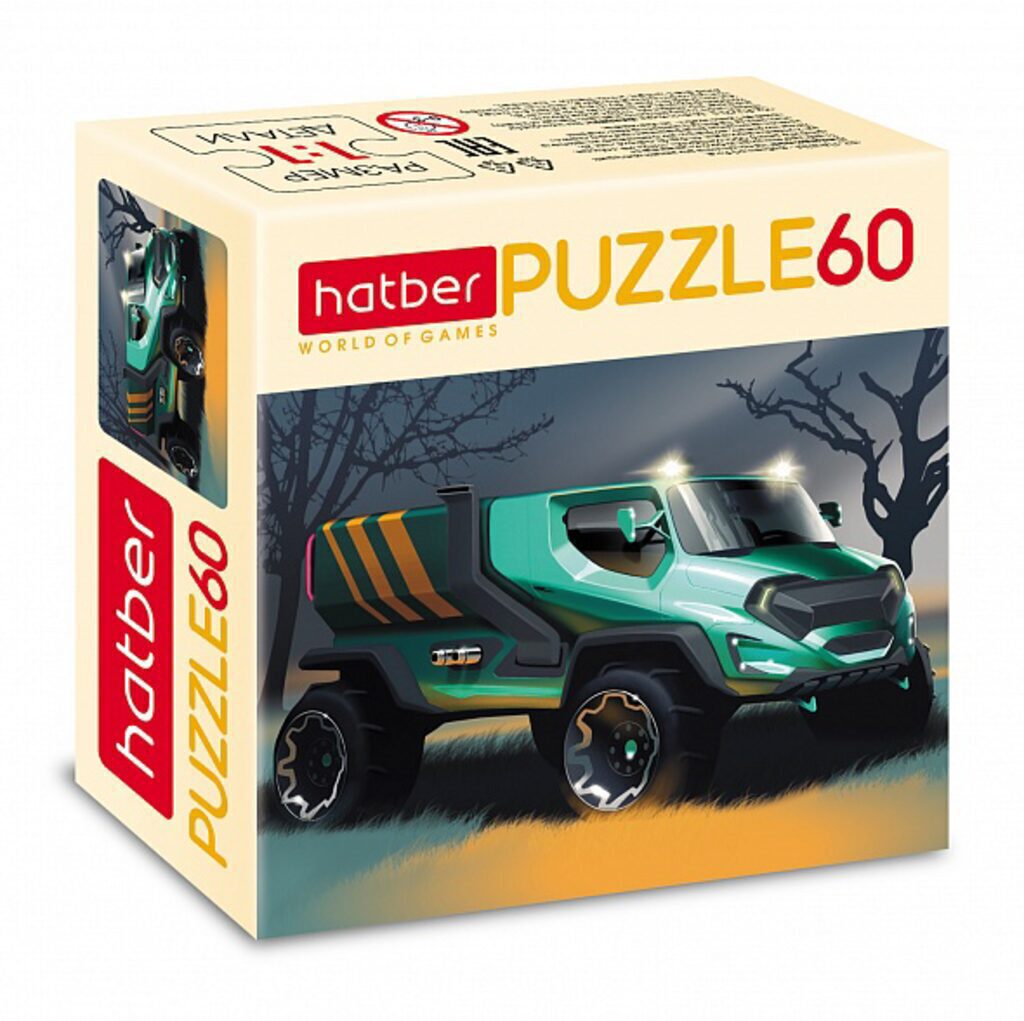 Пазлы   60 элементов  230*165мм.  "Супер грузовик"