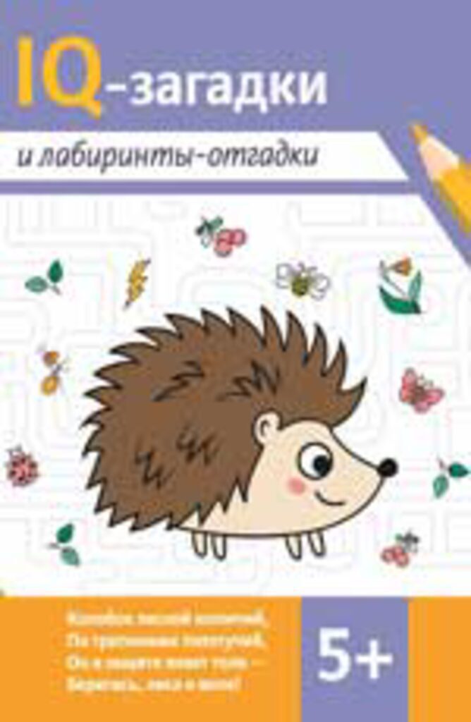 Книга "IQ-загадки. IQ-загадки и лабиринты-отгадки" А4 16стр. 5+