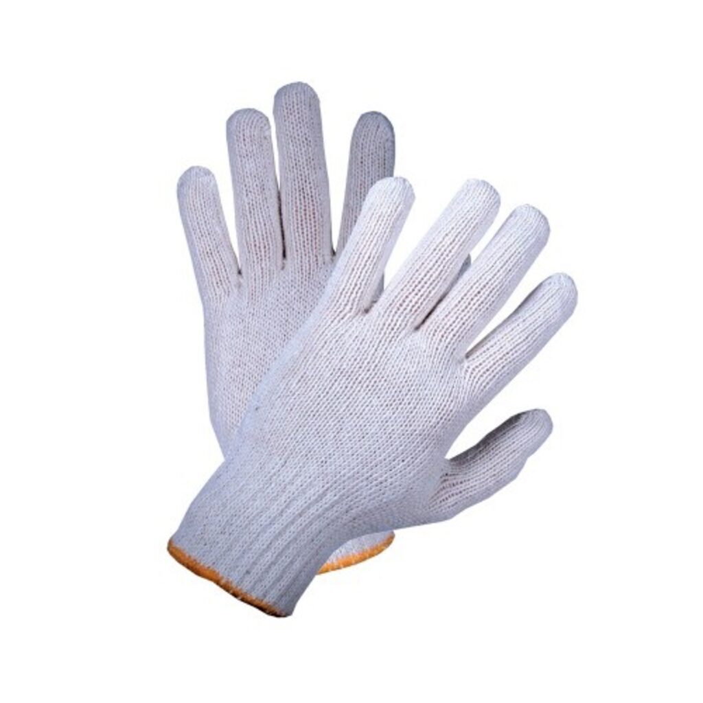 Перчатки: х/б вязаные 5-ти ниточные белые