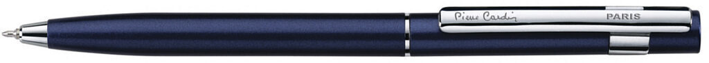 Ручка подарочная шариковая PIERRE CARDIN Easy, корпус темно-синий алюминий,  детали- сталь,хром