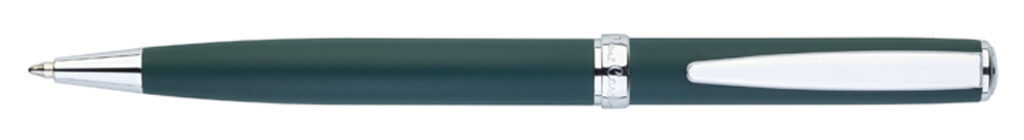 Ручка подарочная шариковая PIERRE CARDIN Easy,корпус зеленый латунь с сатин.покр, детали- сталь,хром