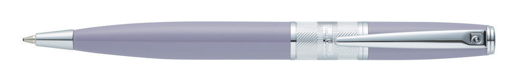 Ручка подарочная шариковая PIERRE CARDIN BARON, корпус лиловый,  детали- сталь,хром