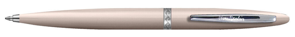 Ручка подарочная шариковая PIERRE CARDIN CAPRE, корпус  бежевый/латунь, сталь , хром