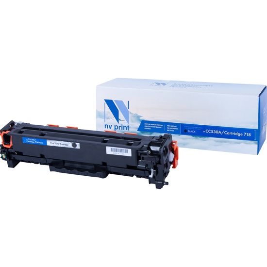 Картридж NVP совместимый NV-CC530A/NV-718 Black универсальные для HP/Canon Color LaserJet CP2024