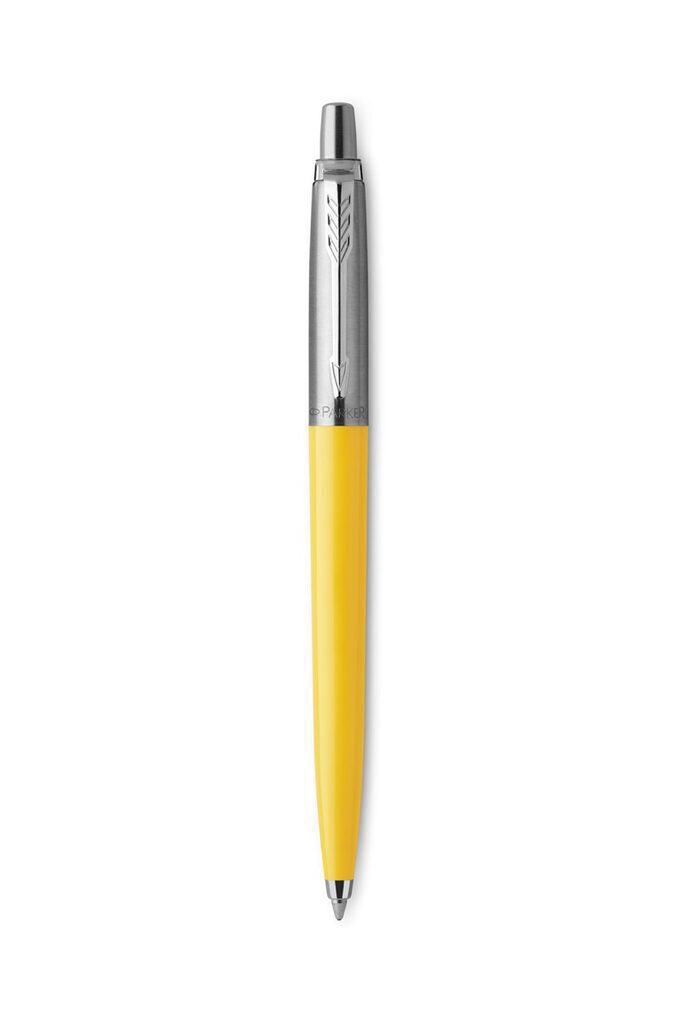 Parker Jotter Шариковая ручка Yellow Chrome CT M синие чернила