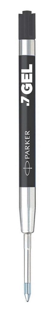 Parker Стержень гелевый черный, 0,7мм 2шт. на блистере