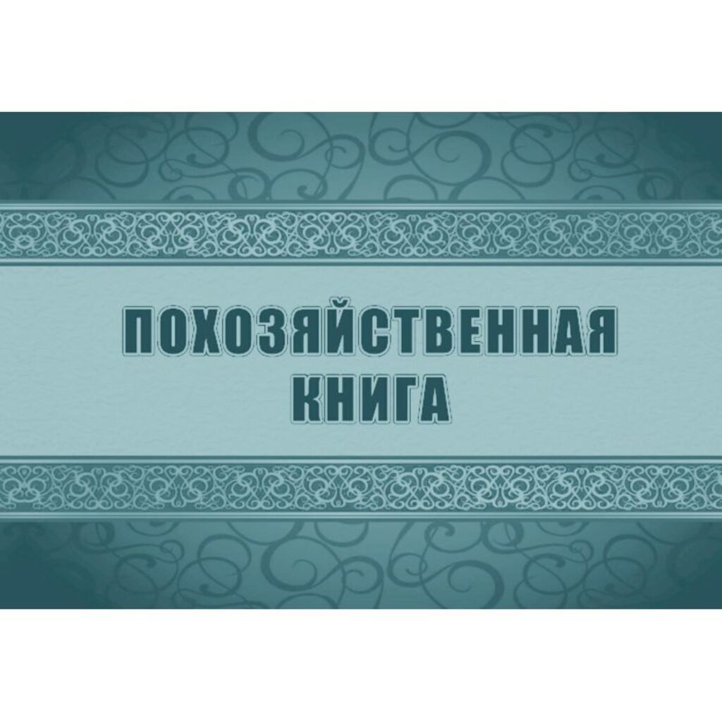 Похозяйственная книга 96стр.