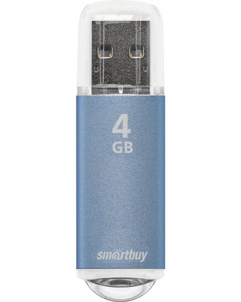 Флеш-драйв   4 GB USB 2.0 Smartbuy V-Cut Blue
