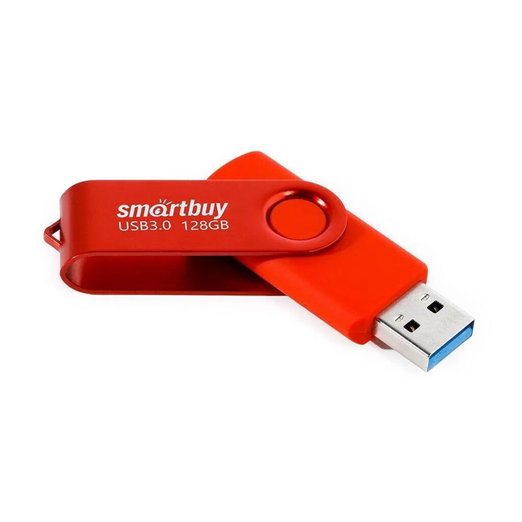 Флеш-драйв 128 GB USB 3.0 Smartbuy Twist Red