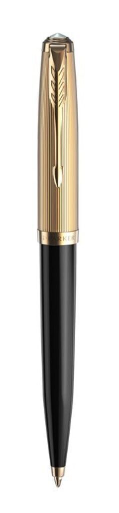 Parker 51 Premium Шариковая ручка Black GT M синие чернила
