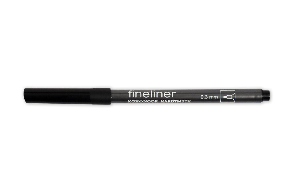 Ручка линер 0,3мм FINELINER черный