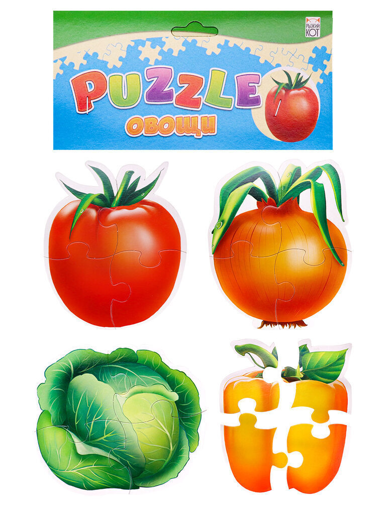 Пазл мягкий 16 элементов "Овощи"
