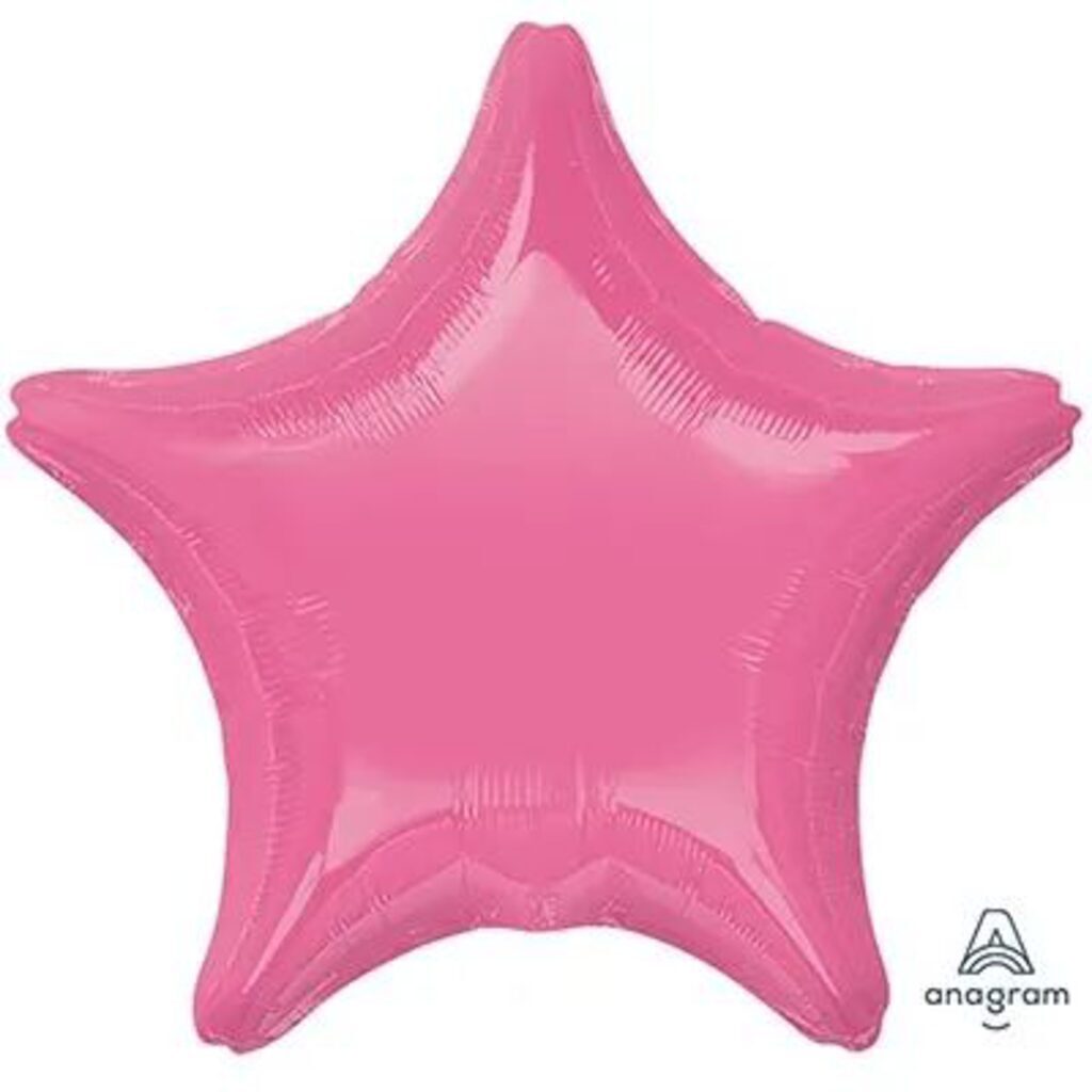Шар фольга 19" Звезда "Пастель Rose" 48см