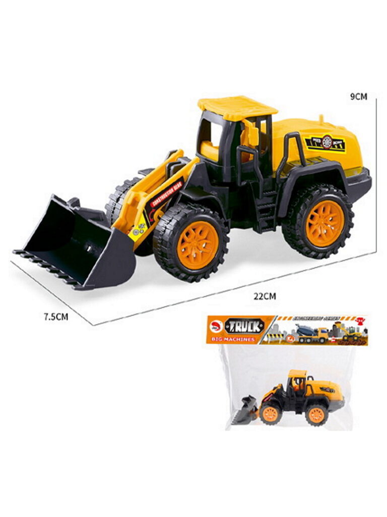 Машинка инерционная 22см "Трактор с ковшом"