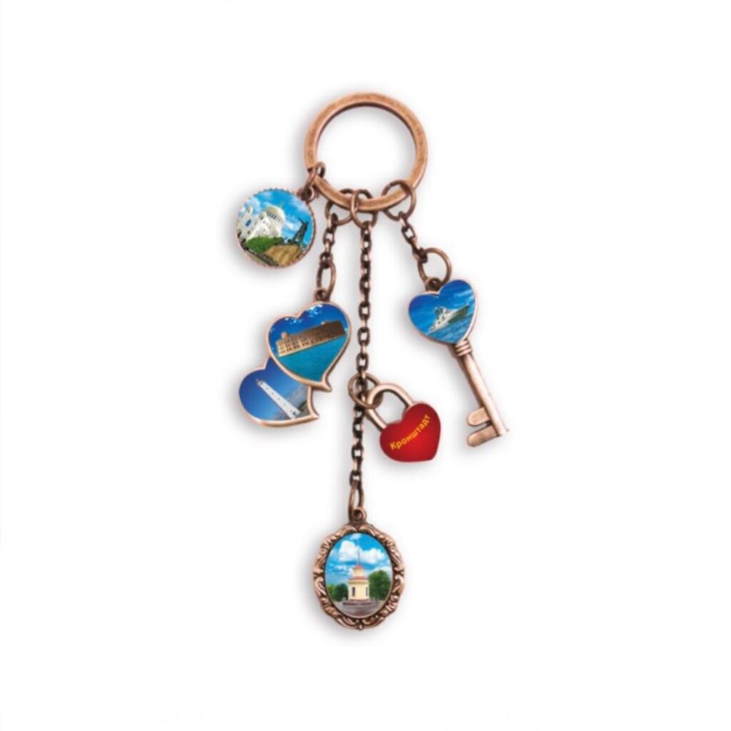 Брелок метал. "Кронштадт" гроздь, медь