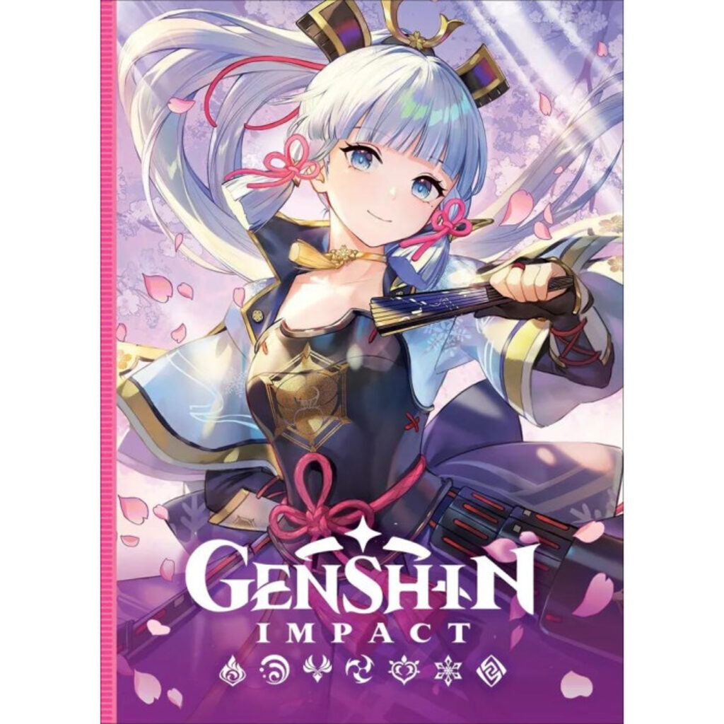 Genshin Impact на каждый день с наклейками А5 (розовый) 64стр. интегр. обл.