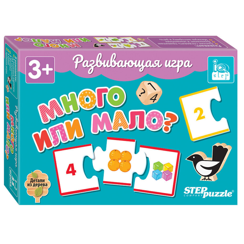 Игра настольная "Много или мало?" IQ step