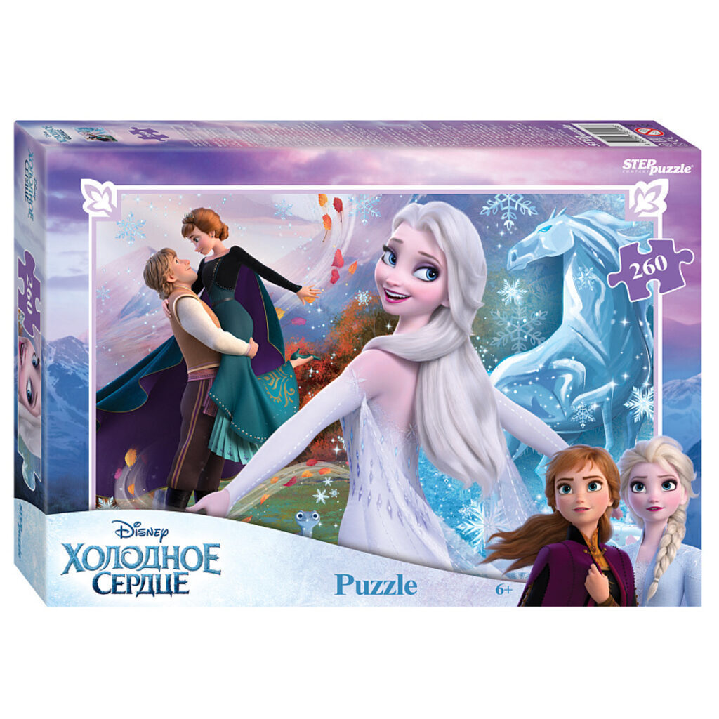 Пазлы  260 элементов  240*345мм.  "Холодное сердце (new)" (Disney)