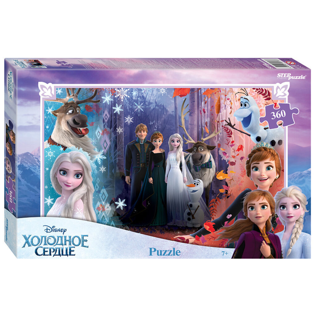 Пазлы  360 элементов 500*345мм.  "Холодное сердце (new)" (Disney)