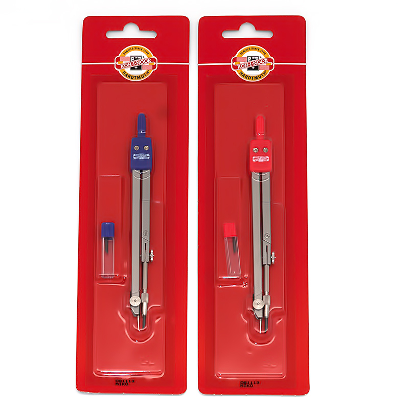 Циркуль школьный KOH-I-NOOR в картоне с европодвесом