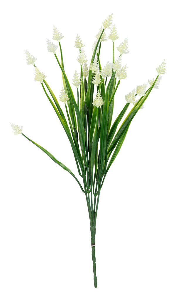 Декоративные элементы "Цветы" белые, пластик, 30 см