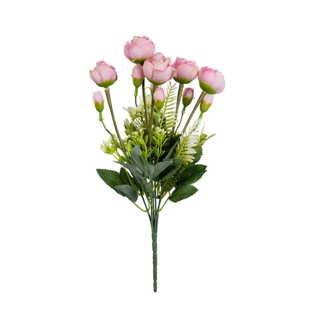 Декоративные элементы "Цветы" розовый, 34см