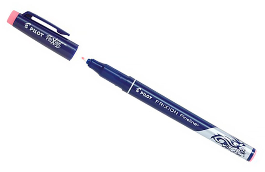 Ручка линер "FRIXION" пиши-стирай светло-розовый 0,45мм