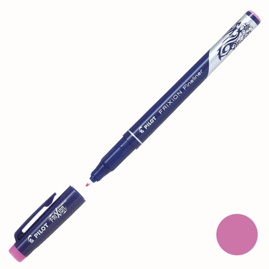 Ручка линер "FRIXION" пиши-стирай розовый 0,45мм