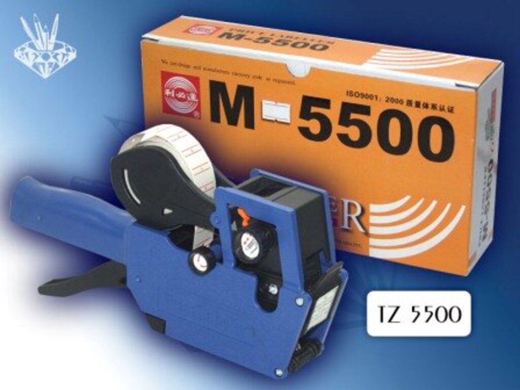 Этикет - пистолет М-5500, с запасным картриджем