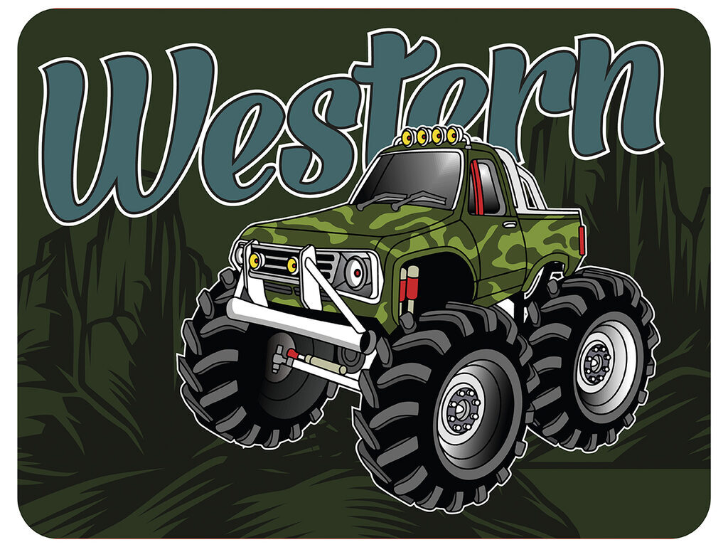 Настольное покрытие д/лепки 43*32см "Western"