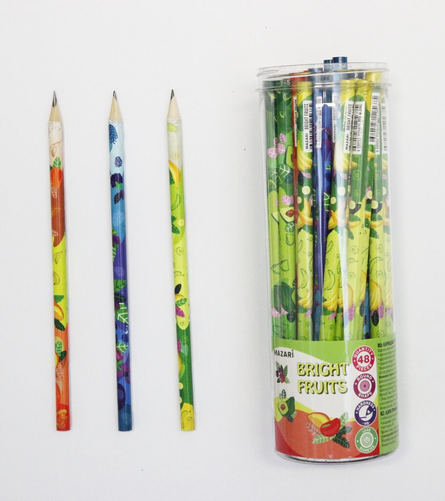 Карандаш Bright fruits деревянный HB*