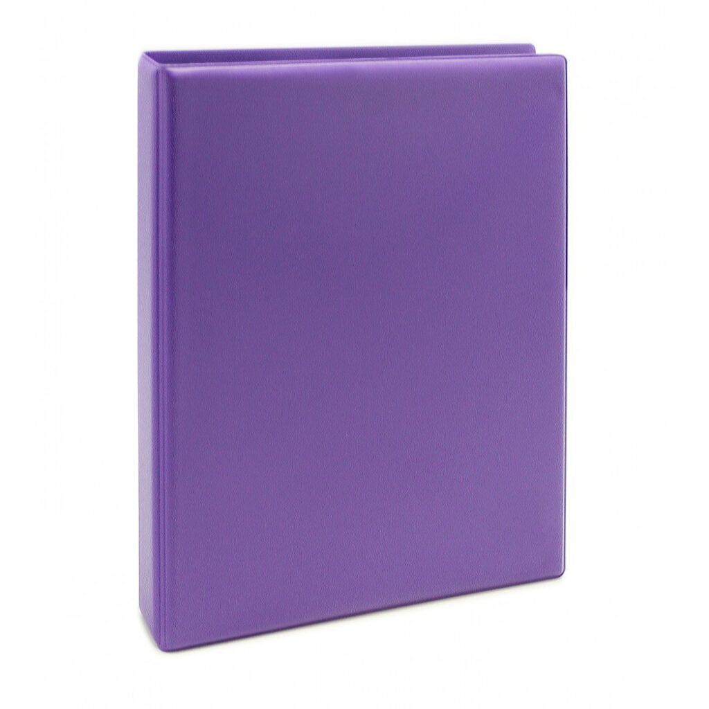 Папка на кольцах (без блока) А5 ДПС, фиолетовая ПВХ