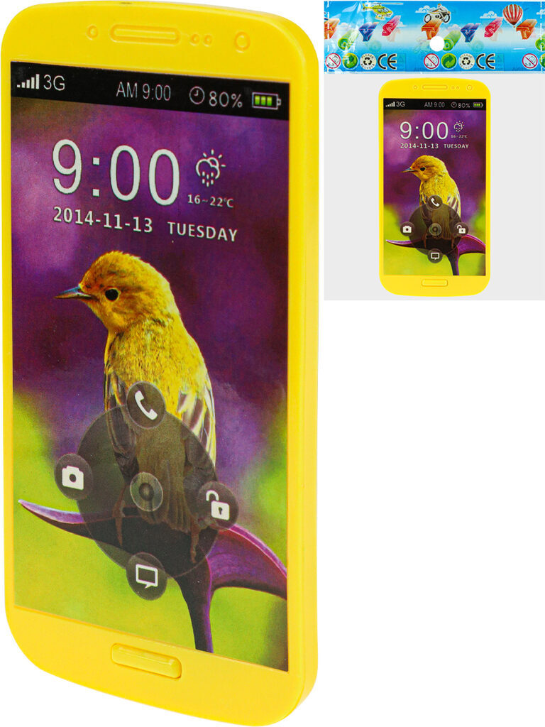 Игрушка Телефон мобильный "Смартфон" звук,батар.не входдят в комплект, ассорти