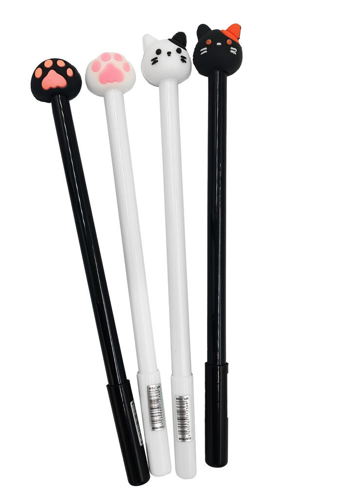 Ручка гелевая "Коты и Лапки" синяя, 0,5мм