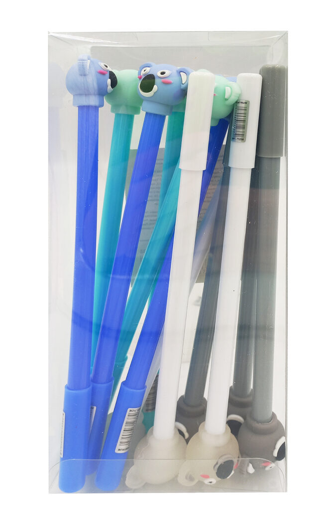 Ручка гелевая "Коала" синяя, 0,5мм