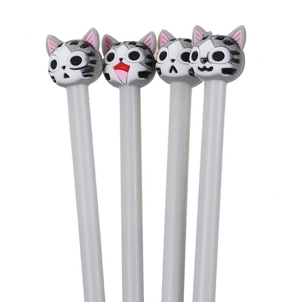 Ручка гелевая "Кошки" синяя, 0,5мм