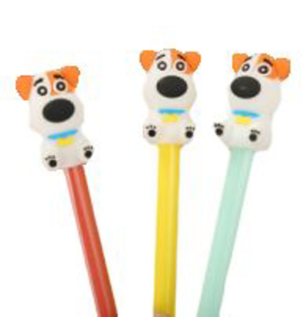 Ручка гелевая "Собаки" синяя, 0,5мм