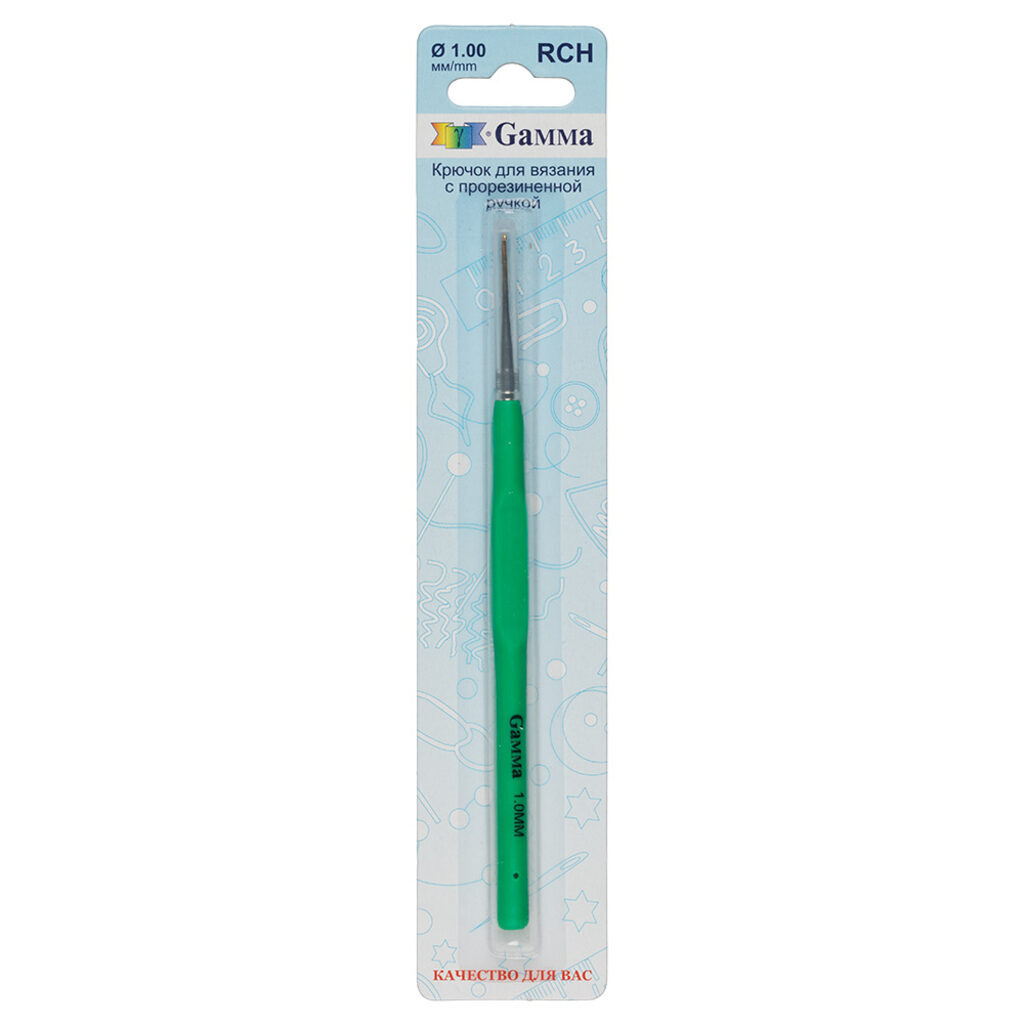 Крючок для вязания с ручкой  D=  1мм, 13см