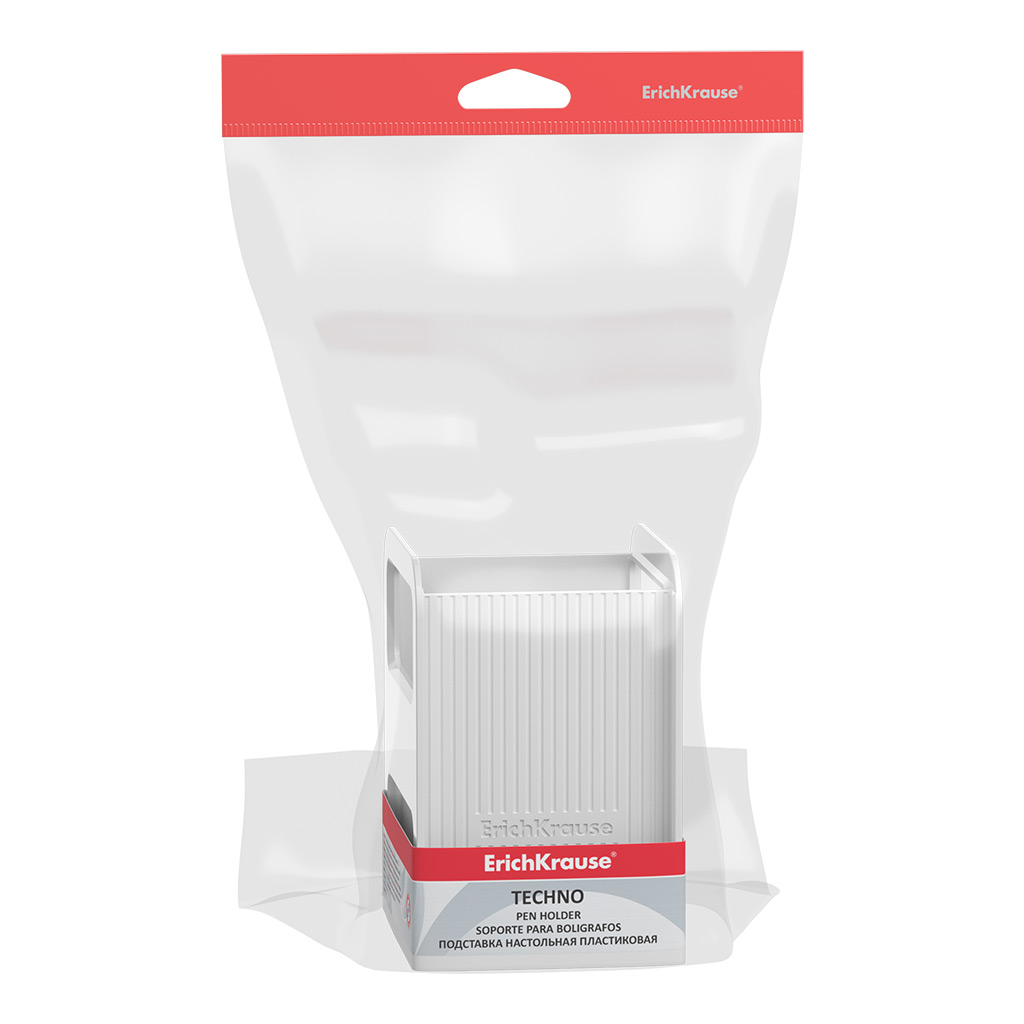 Подставка настольная пластиковая ErichKrause Techno, Classic, белый