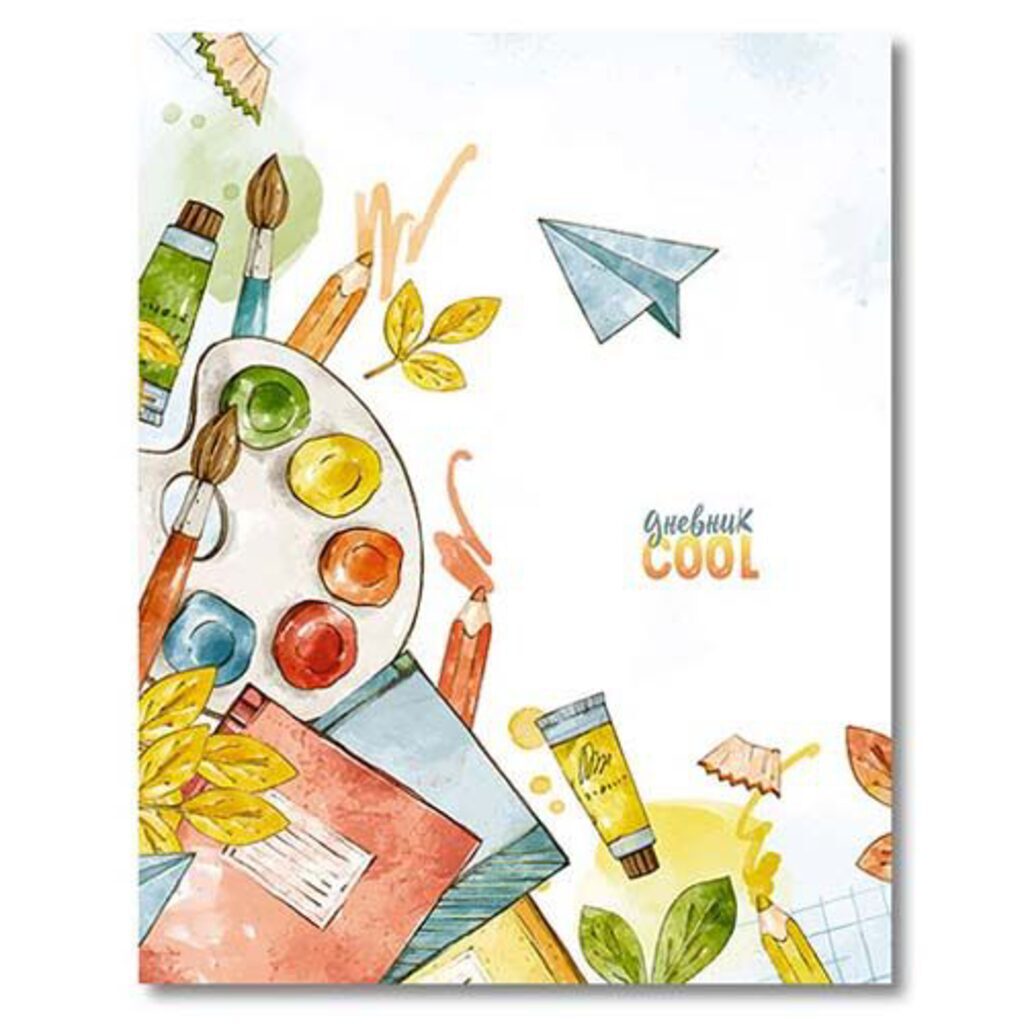 Дневник универсальн. обл. 7БЦ "Школьные предметы"