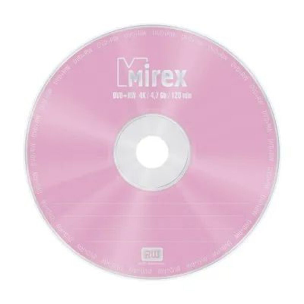 Диск DVD+RW Mirex 4х емкость 4,7Gb  25шт. в банке
