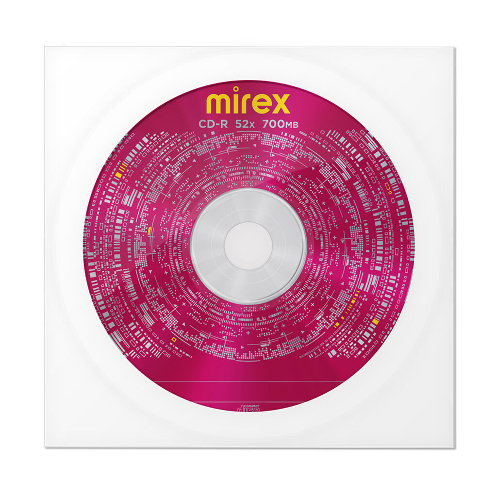Диск CD-R Mirex MAXIMUM емкость 700Mb скорость 52х Slim case