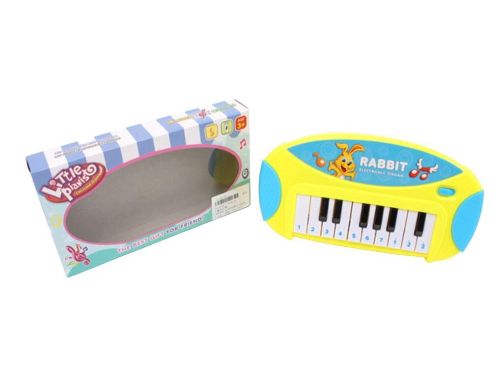 Пианино 23*11см "Кролик" батарейки  2*АА не в компл