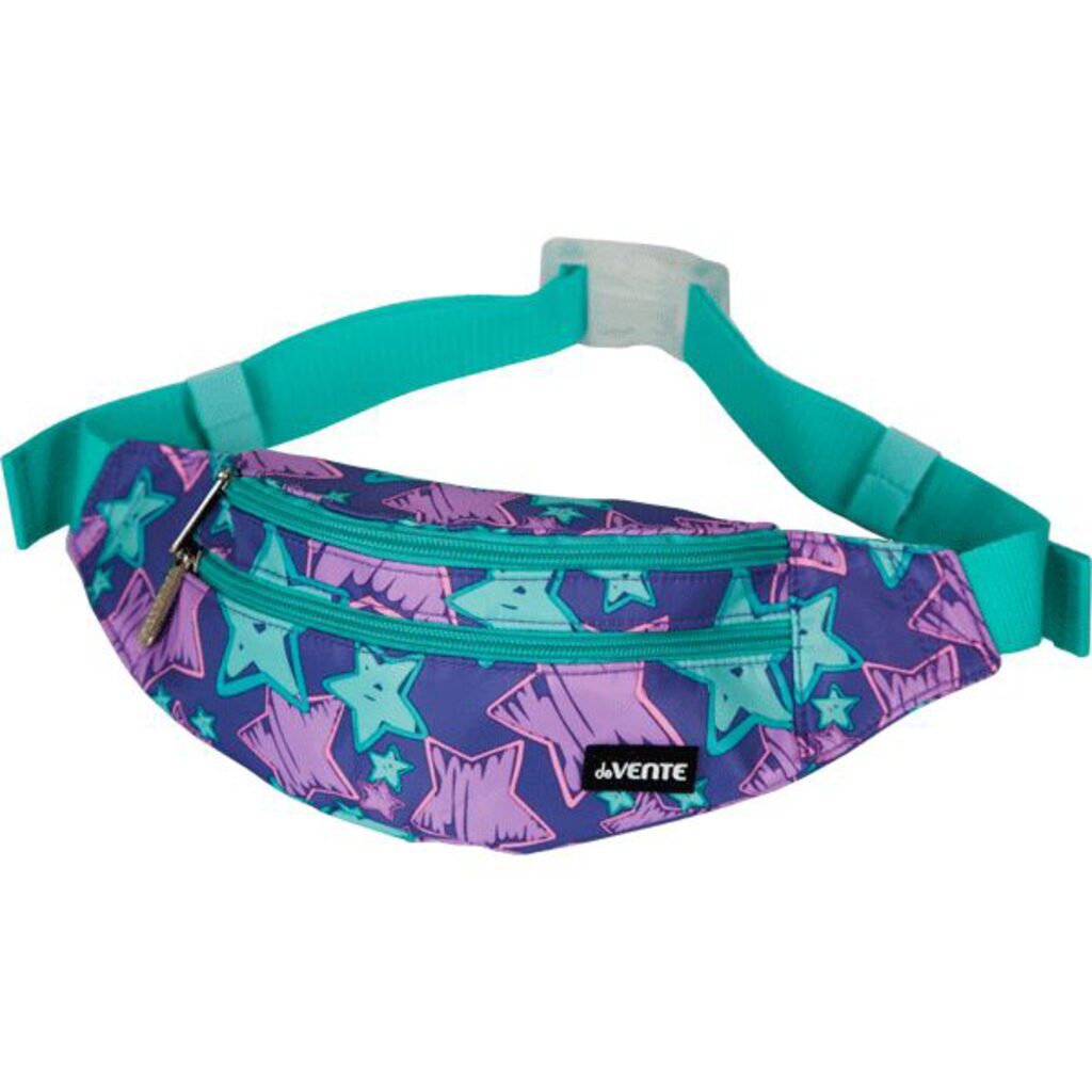 Сумка поясная 26*10*7см deVENTE "Limited Edition. Stars" 1отд., 1карман