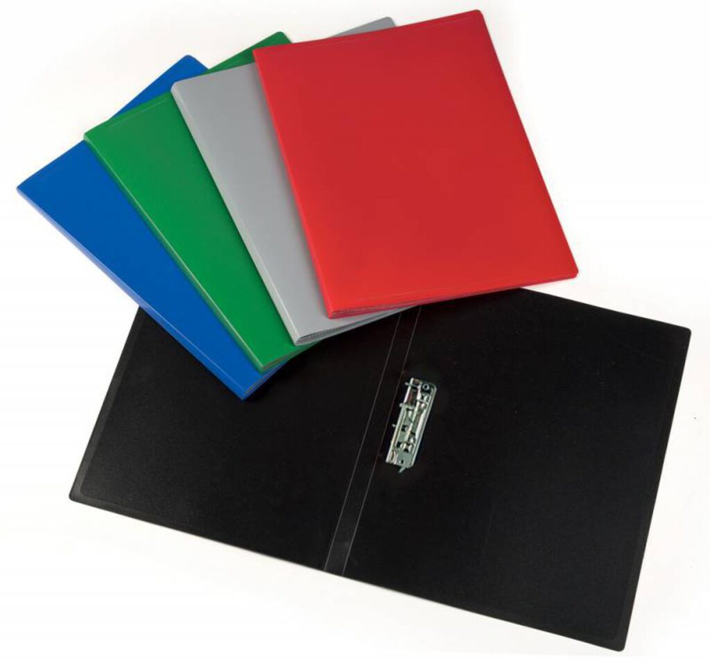 Папка с 1 зажимом А4 0,4 мм, ассорти