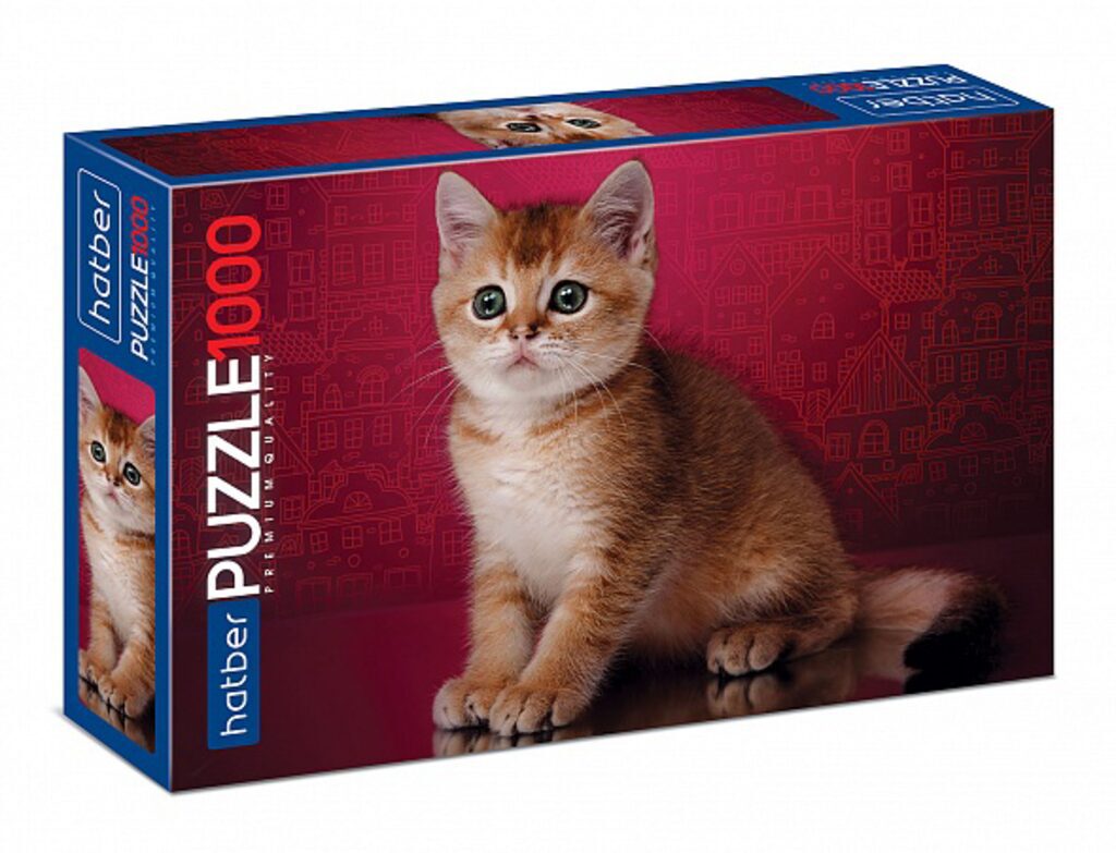 Пазлы 1000 элементов  680*480мм. "Пушистое счастье" Premium