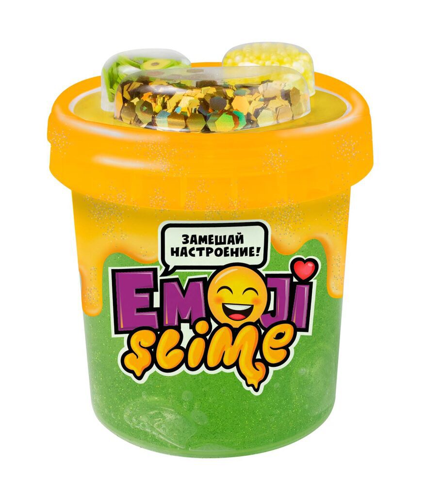 Slime 120гр "Slime Emoji" зеленый